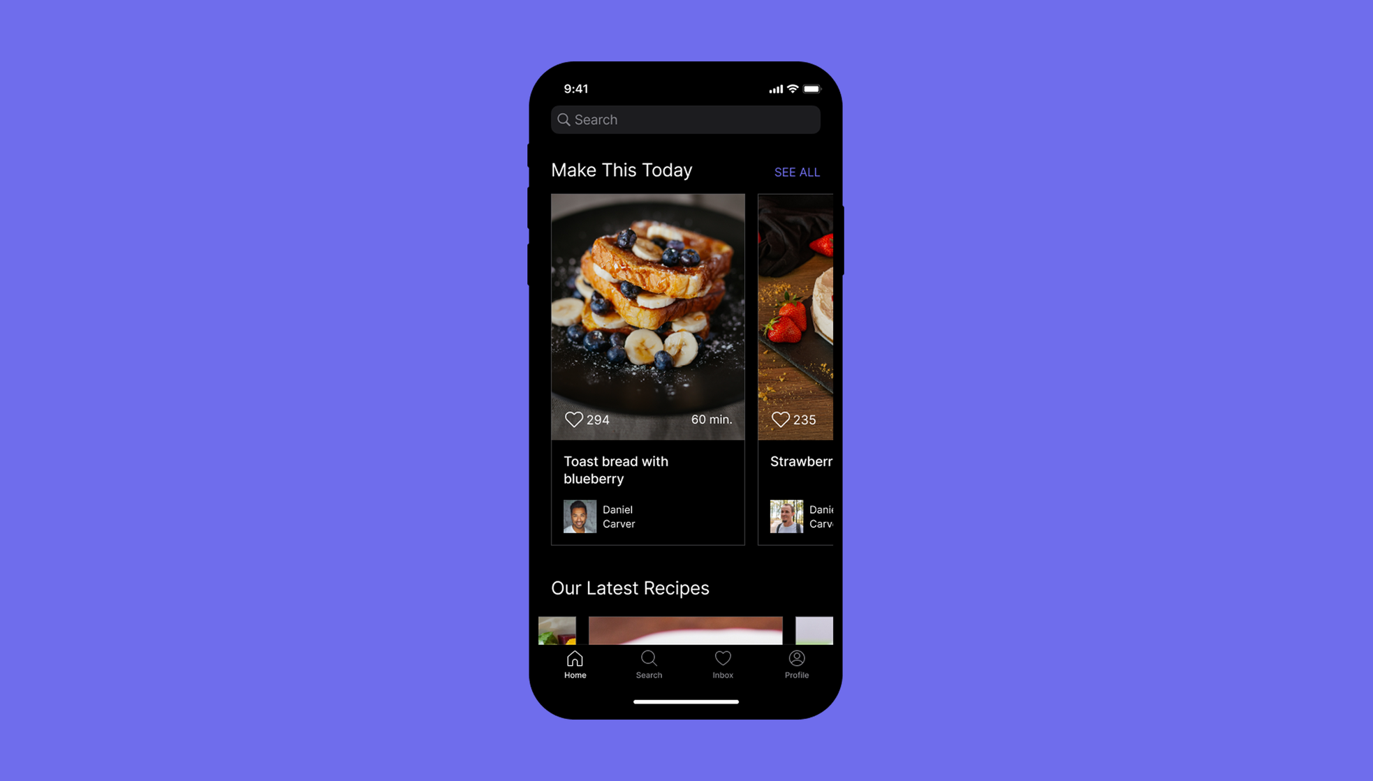 MasterChef — cooking mobile app